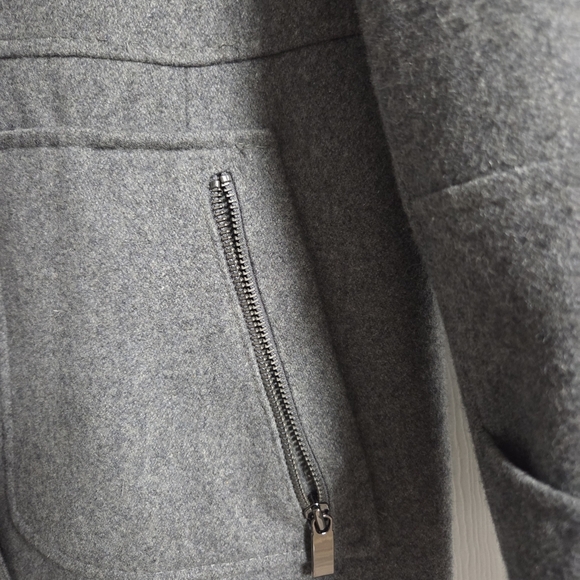 Apt. 9 Women's Wool Charcoal Gray Pea Coat Size XL - Picture 6 of 8